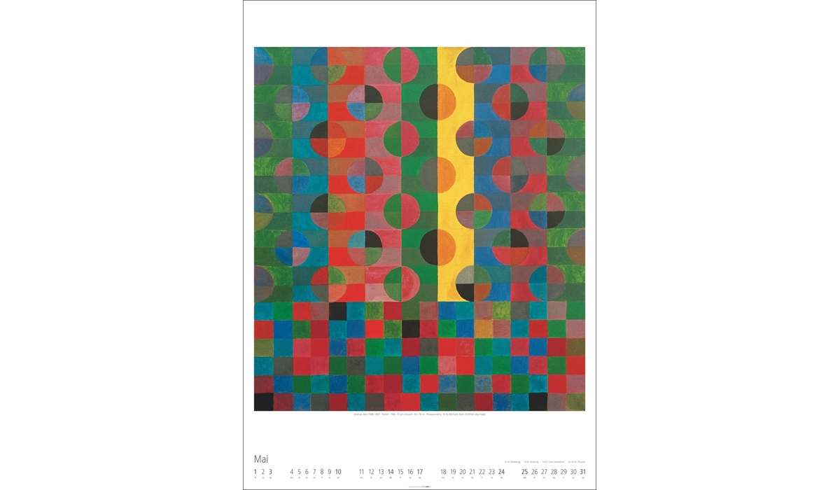 advertising calendar: Bauhaus 2026