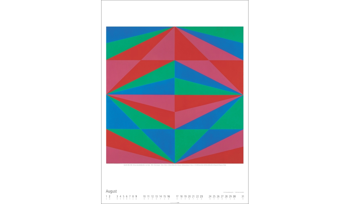 advertising calendar: Bauhaus 2026