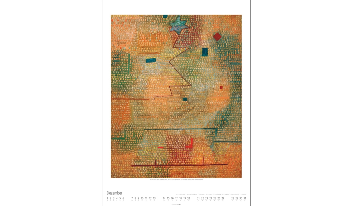 advertising calendar: Bauhaus 2026