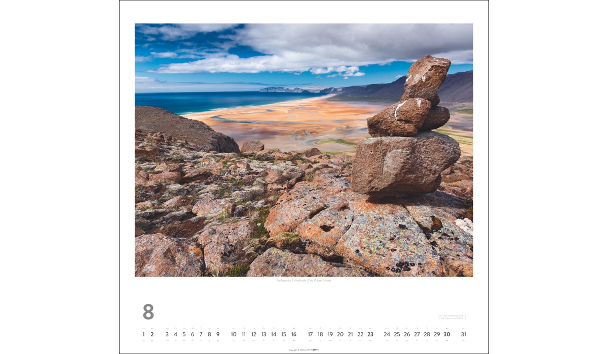 Werbekalender: Island 2026