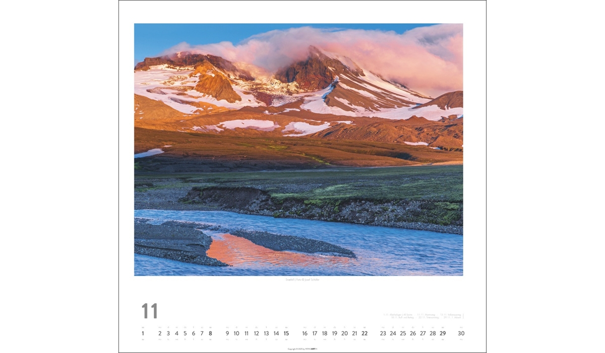 Werbekalender: Island 2026
