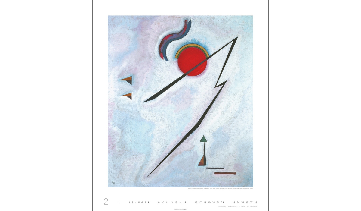 Werbekalender: Wassily Kandinsky Edition 2026