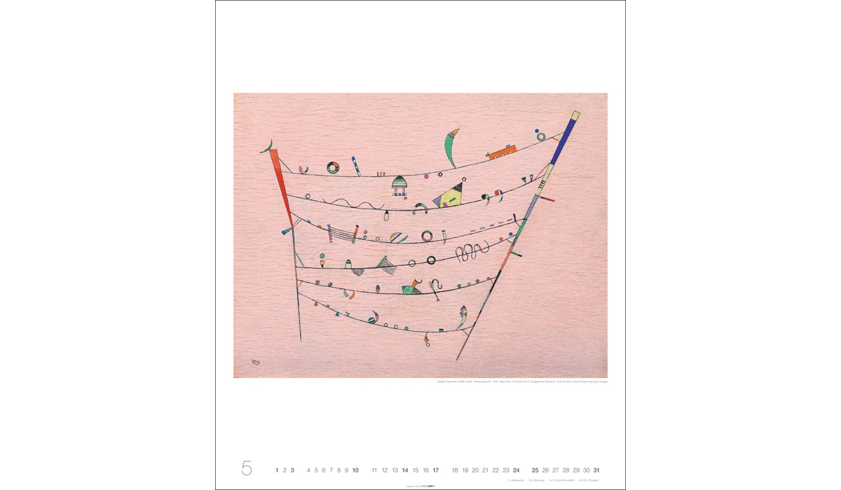 Werbekalender: Wassily Kandinsky Edition 2026