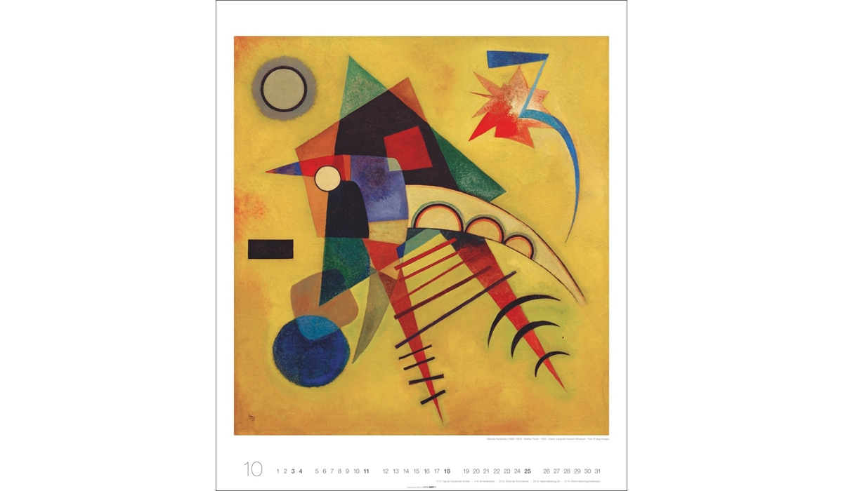 Werbekalender: Wassily Kandinsky Edition 2026