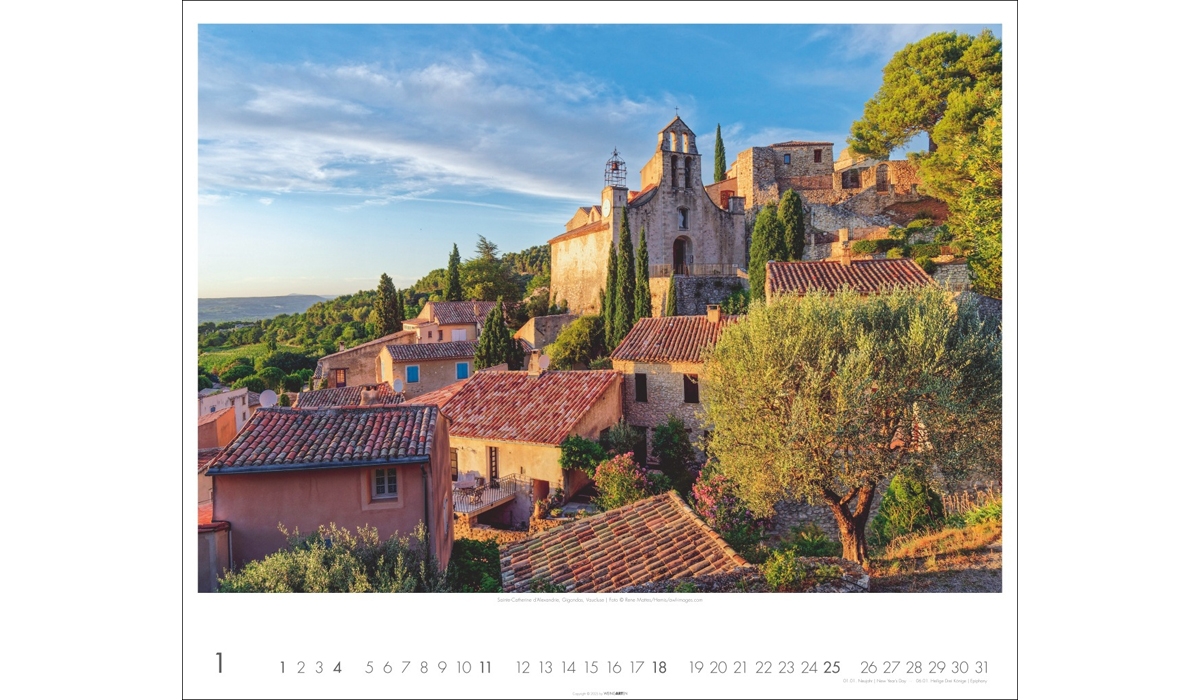 advertising calendar: Provence 2026