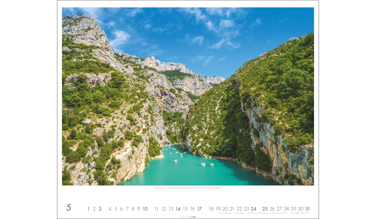 advertising calendar: Provence 2026