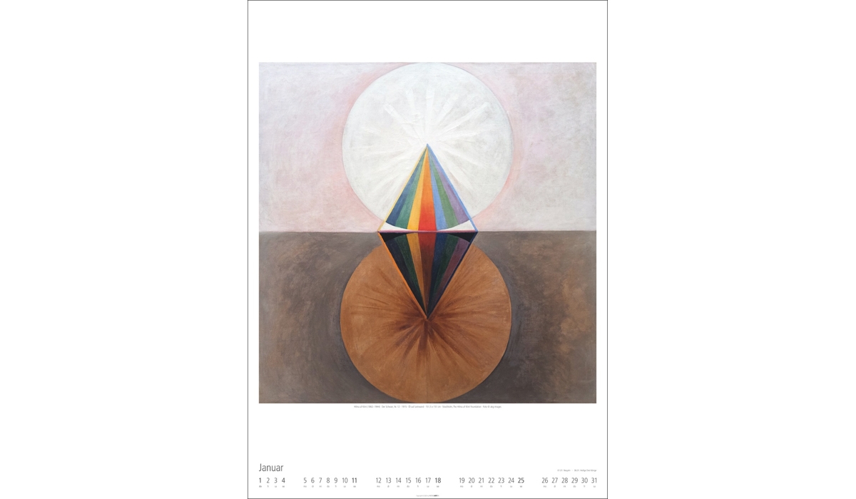 advertising calendar: Hilma af Klint 2026