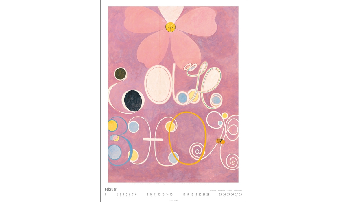 advertising calendar: Hilma af Klint 2026