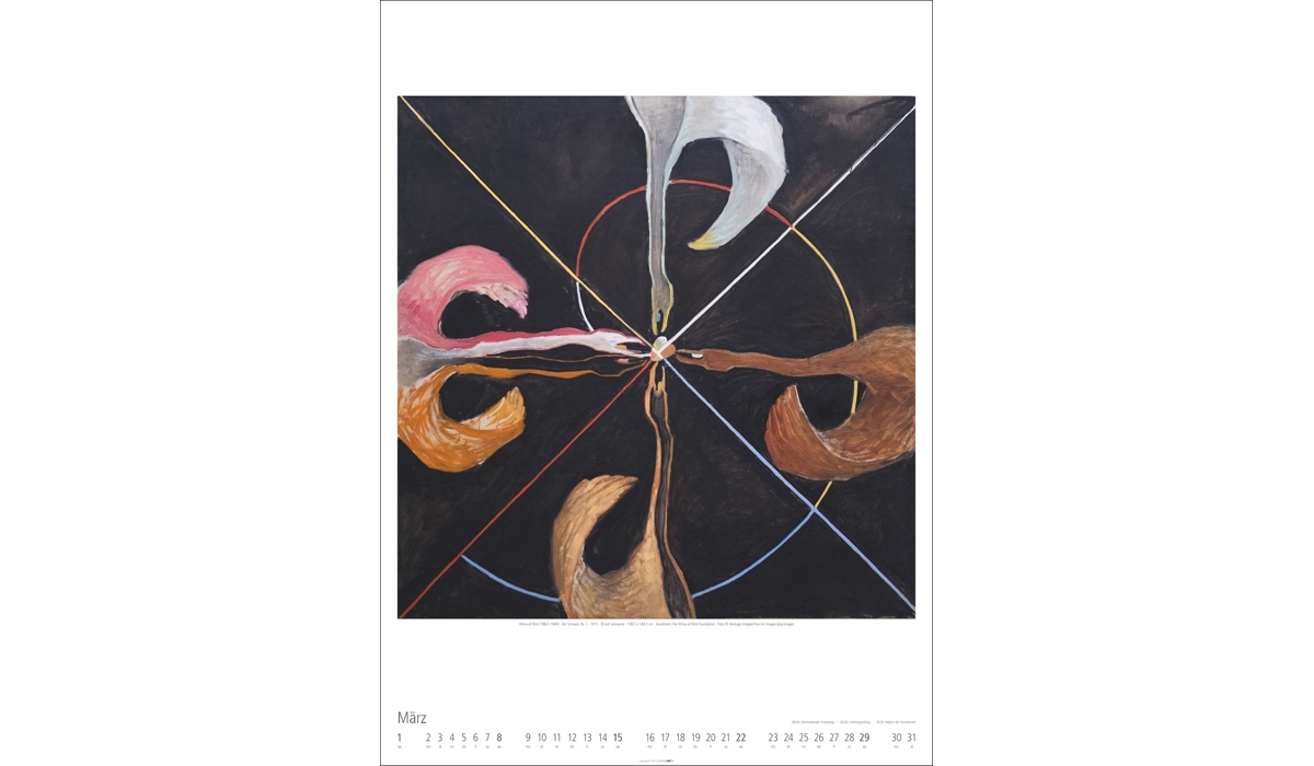 advertising calendar: Hilma af Klint 2026