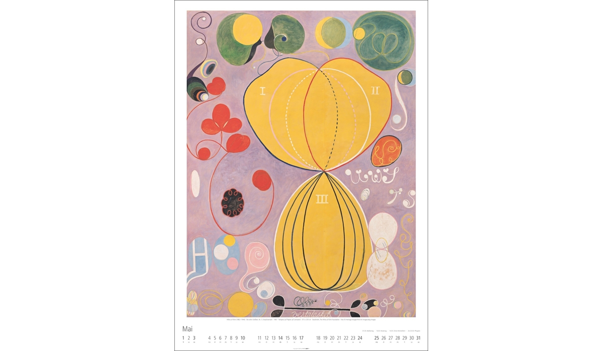 advertising calendar: Hilma af Klint 2026