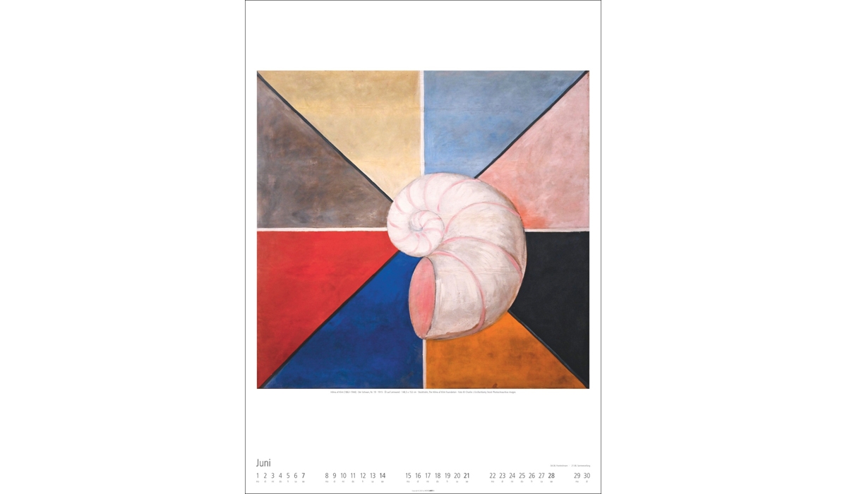 advertising calendar: Hilma af Klint 2026