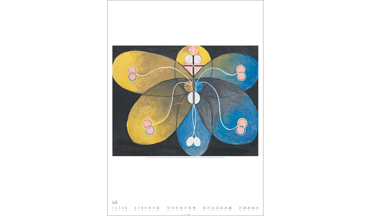 advertising calendar: Hilma af Klint 2026