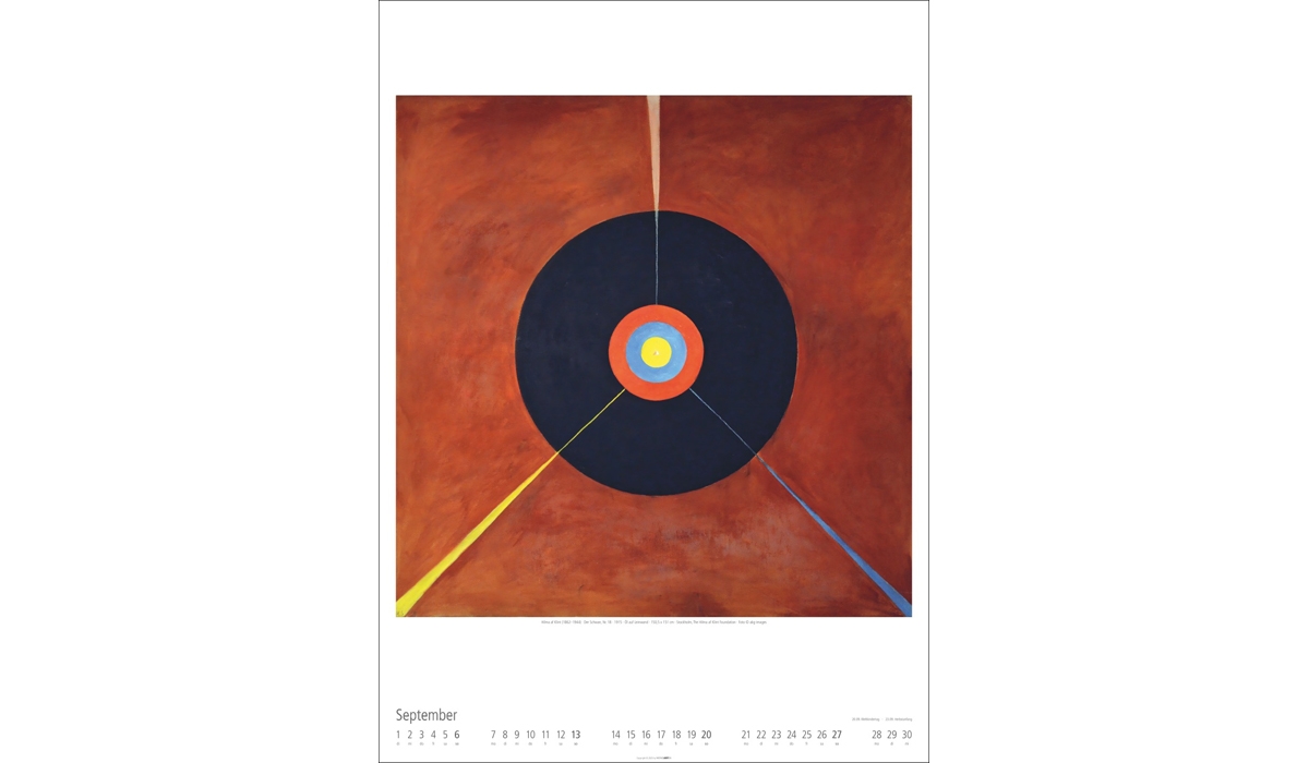 advertising calendar: Hilma af Klint 2026