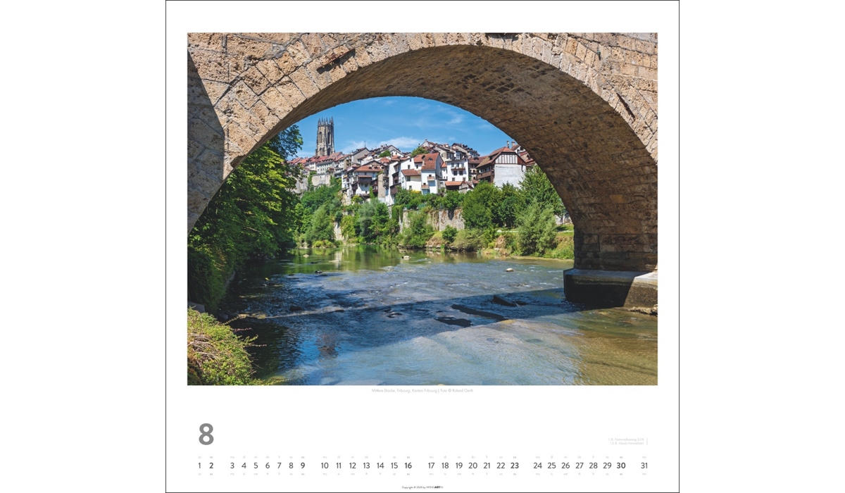 Werbekalender: Schweiz 2026