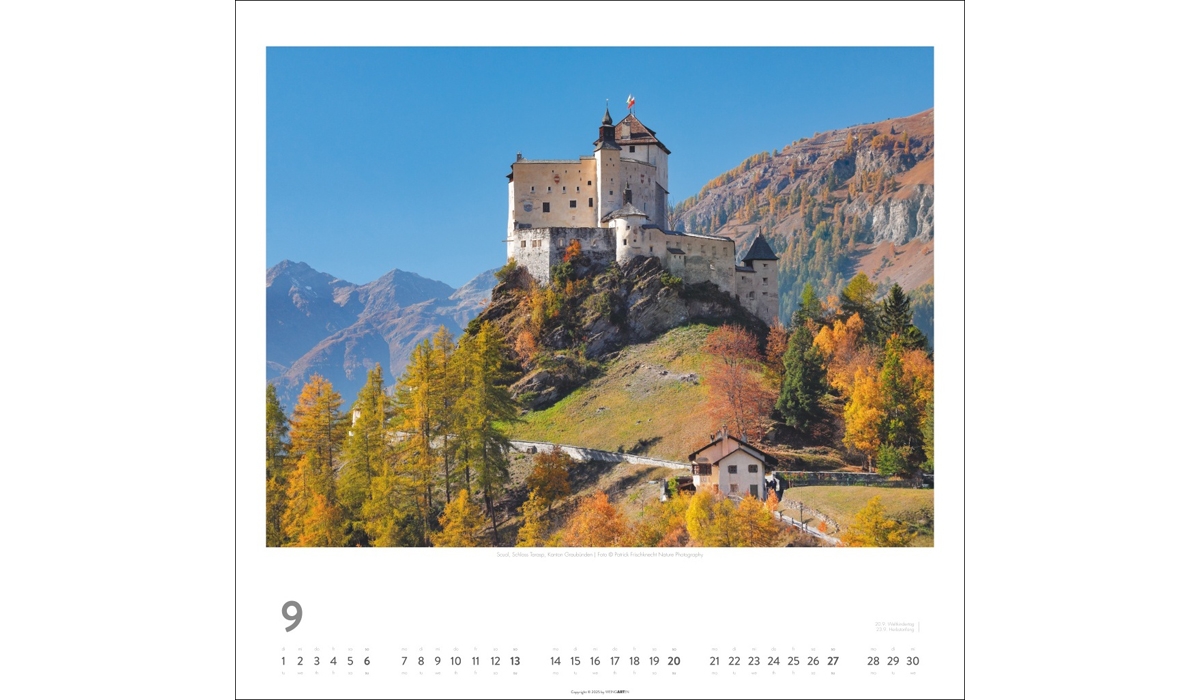 Werbekalender: Schweiz 2026