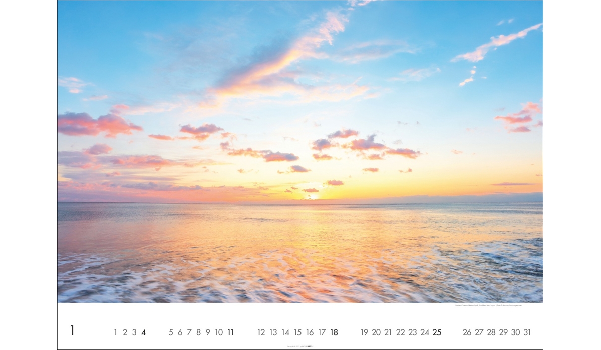 advertising calendar: The sea 2026