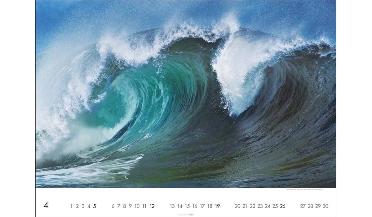 advertising calendar: The sea 2026