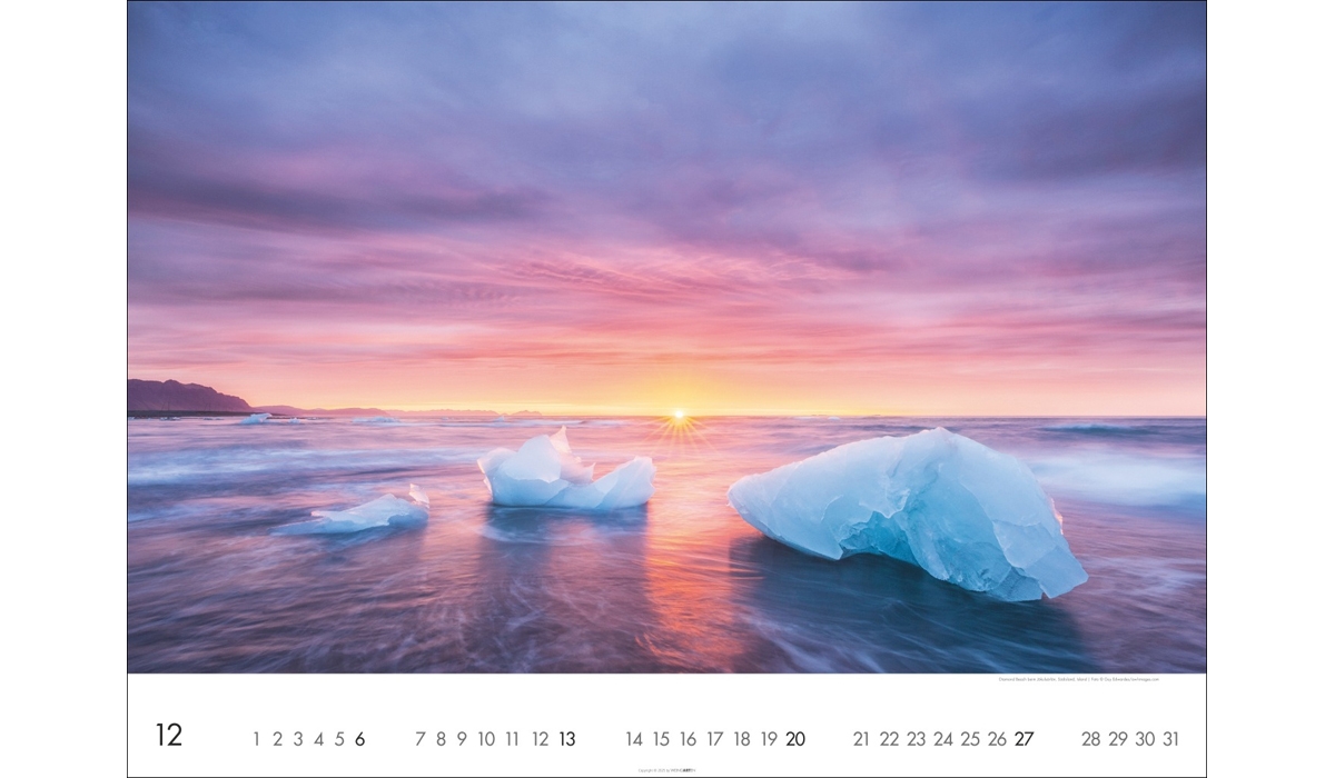 advertising calendar: The sea 2026