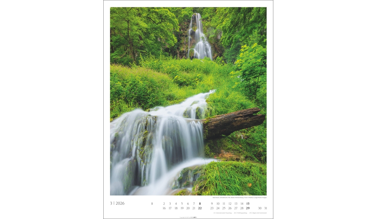 Werbekalender: Heimische Wälder 2026