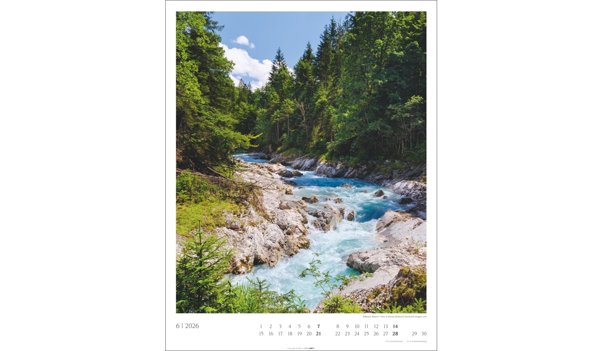 Werbekalender: Heimische Wälder 2026