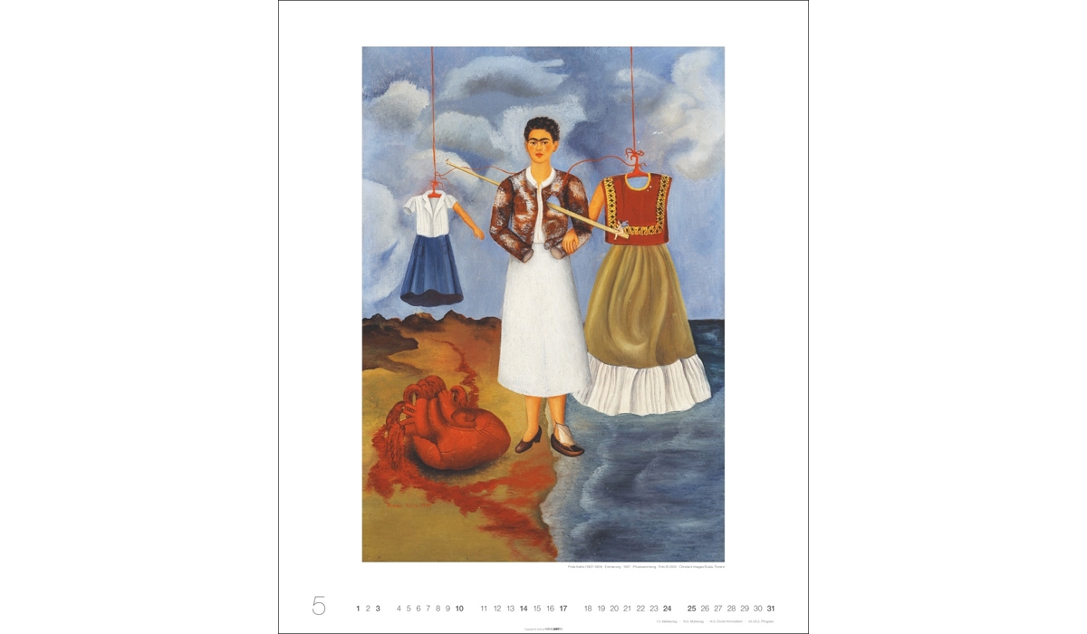 advertising calendar: Frida Kahlo Edition 2026
