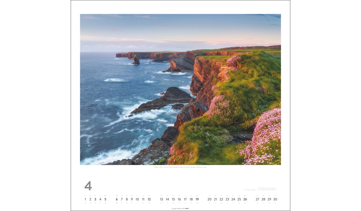 advertising calendar: Ireland 2026