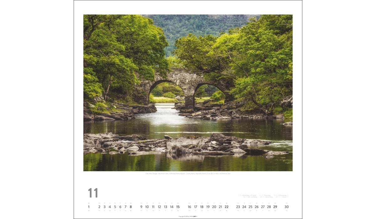 advertising calendar: Ireland 2026
