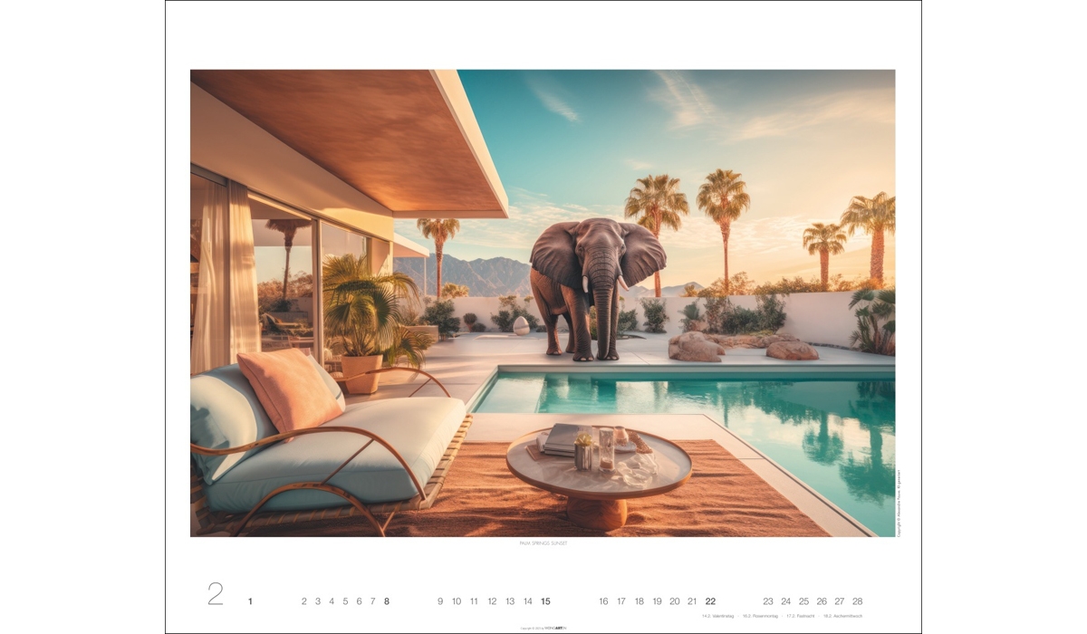 advertising calendar: Jungle House 2026