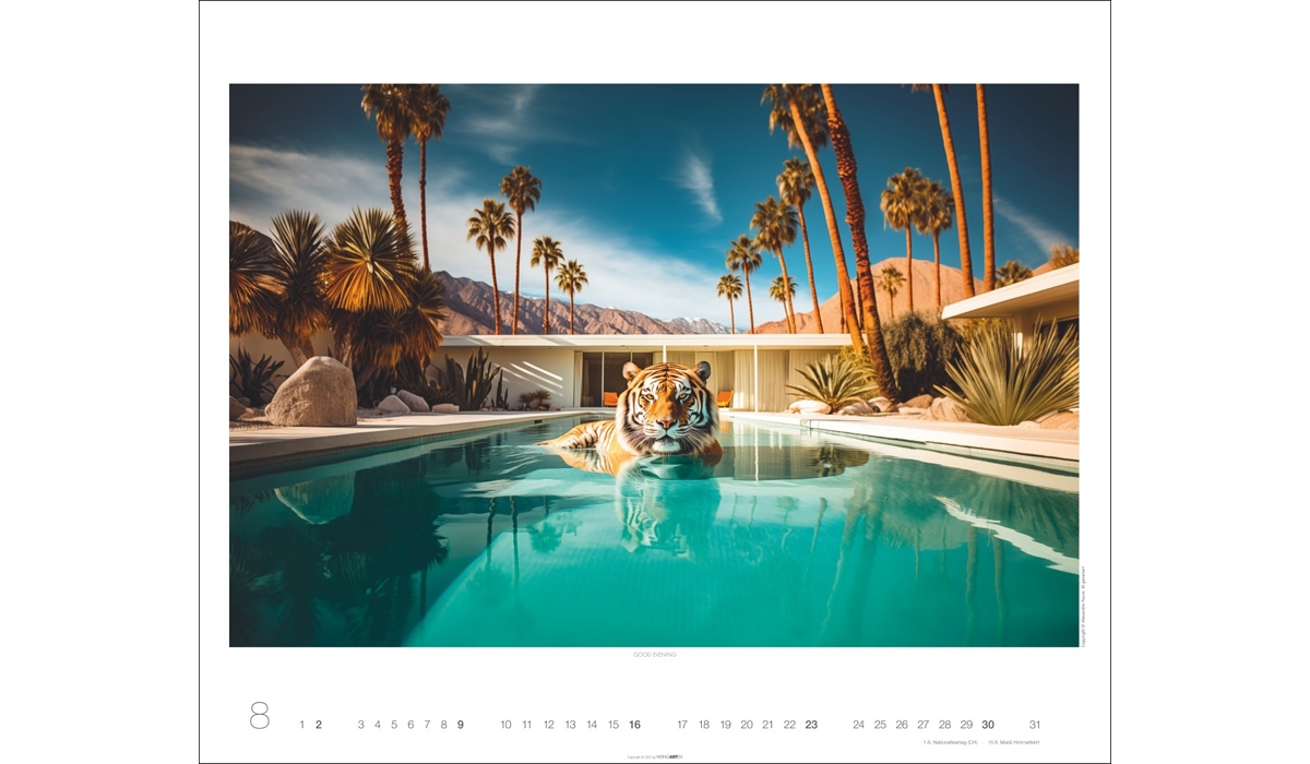 advertising calendar: Jungle House 2026