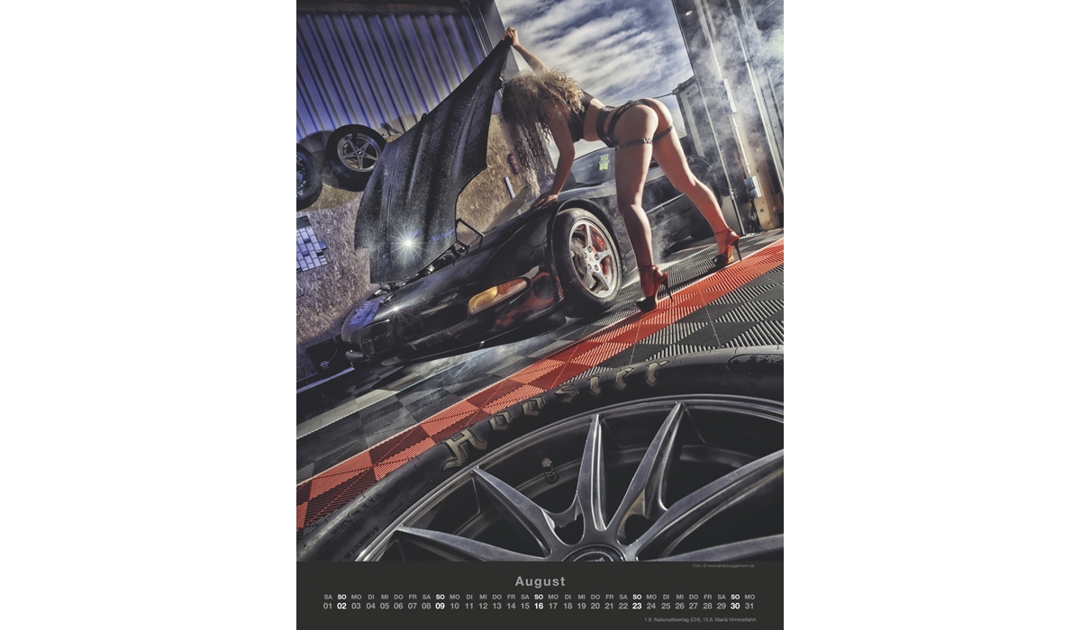 advertising calendar: Cars & Girls 2026