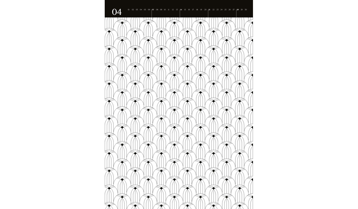 advertising calendar: Wrapping paper calendar PoD 2026