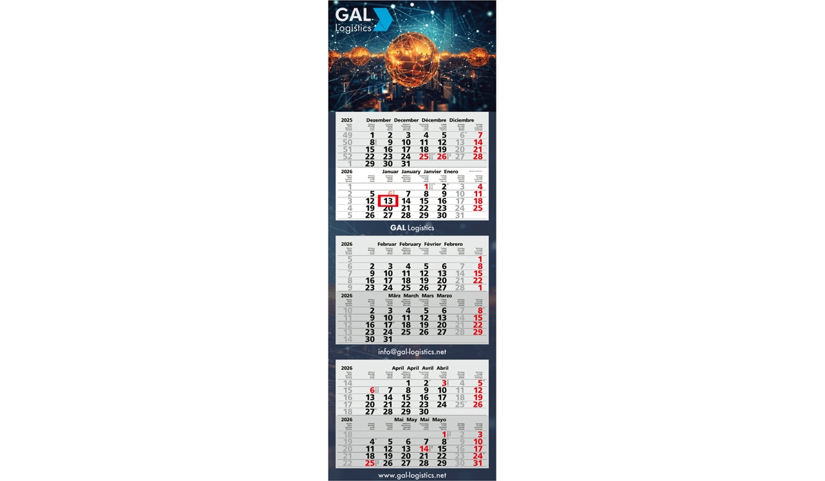 6-Monatskalender 2026 Synergy 6
