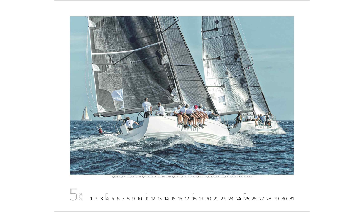 advertising calendar: Sailing 2026