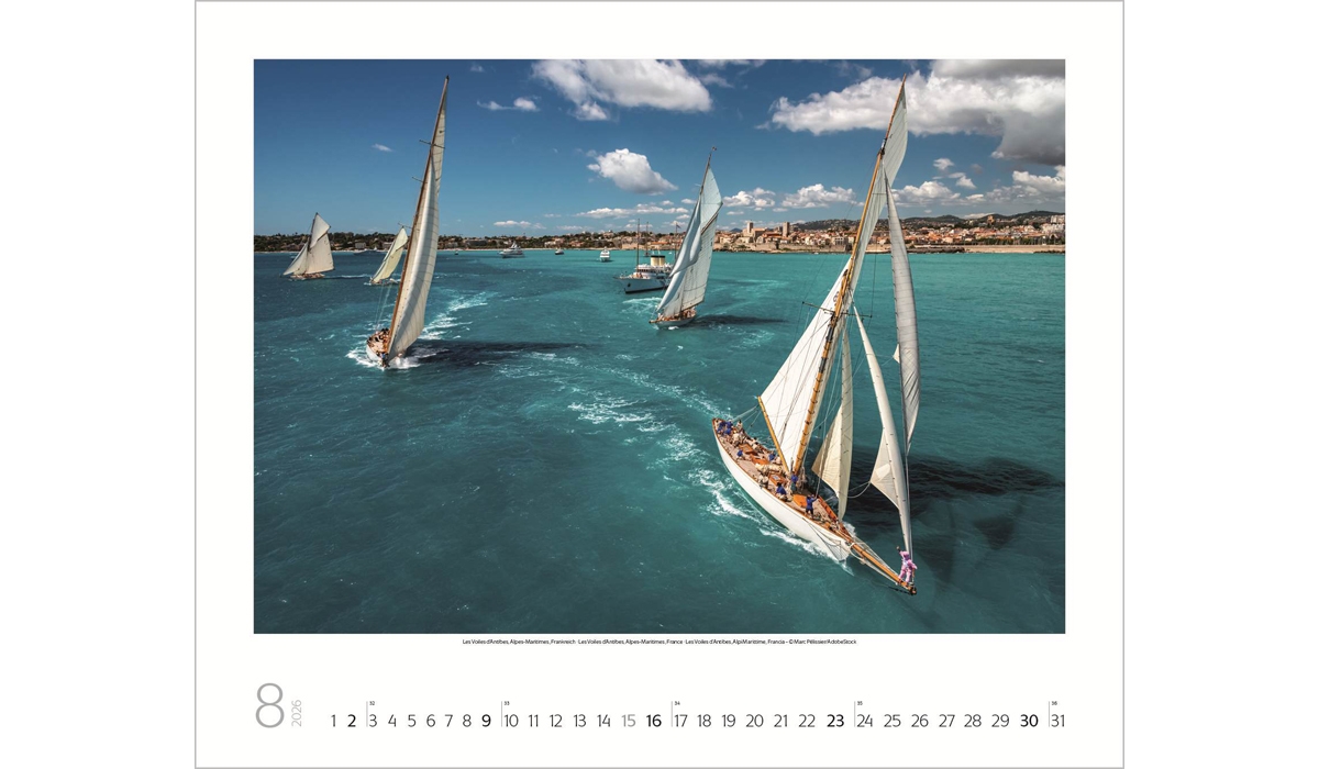 advertising calendar: Sailing 2026