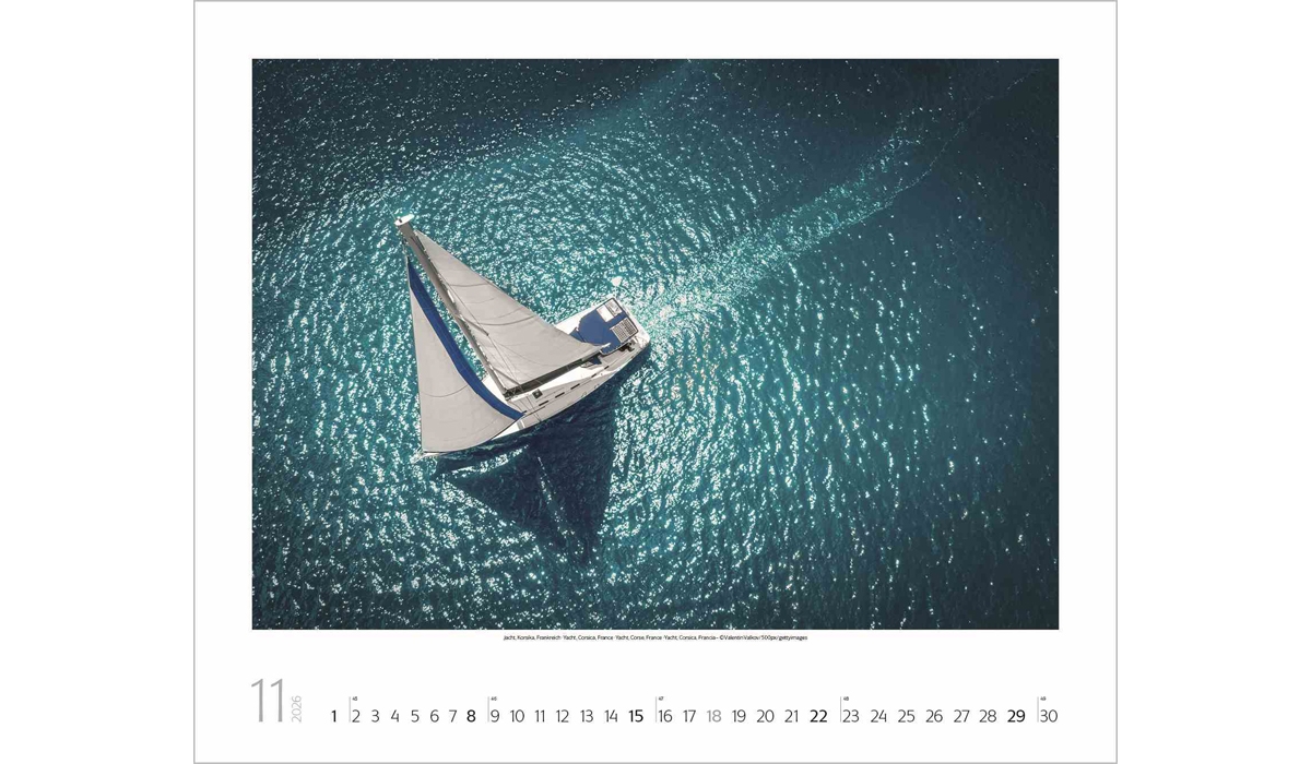 advertising calendar: Sailing 2026
