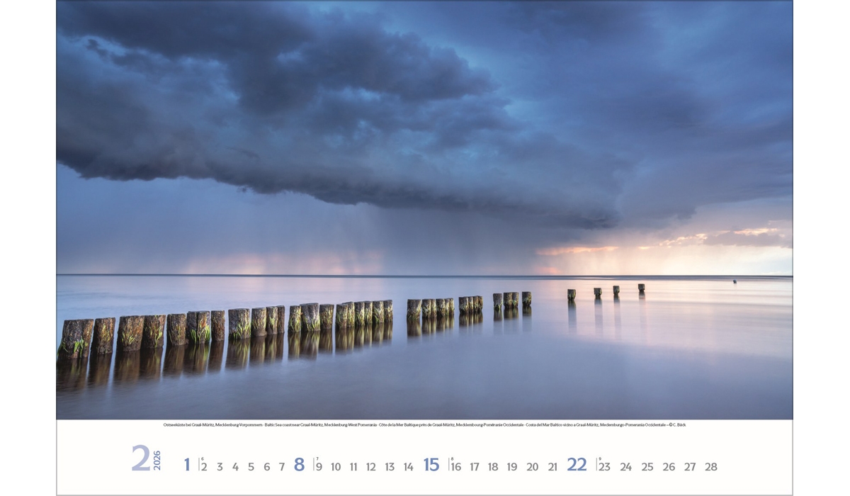advertising calendar: Fascinating  Baltic Sea 2026