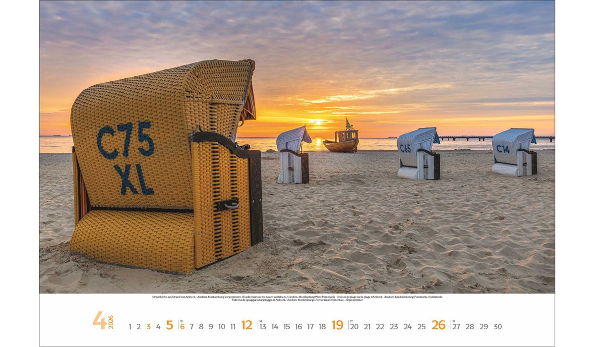 advertising calendar: Fascinating  Baltic Sea 2026