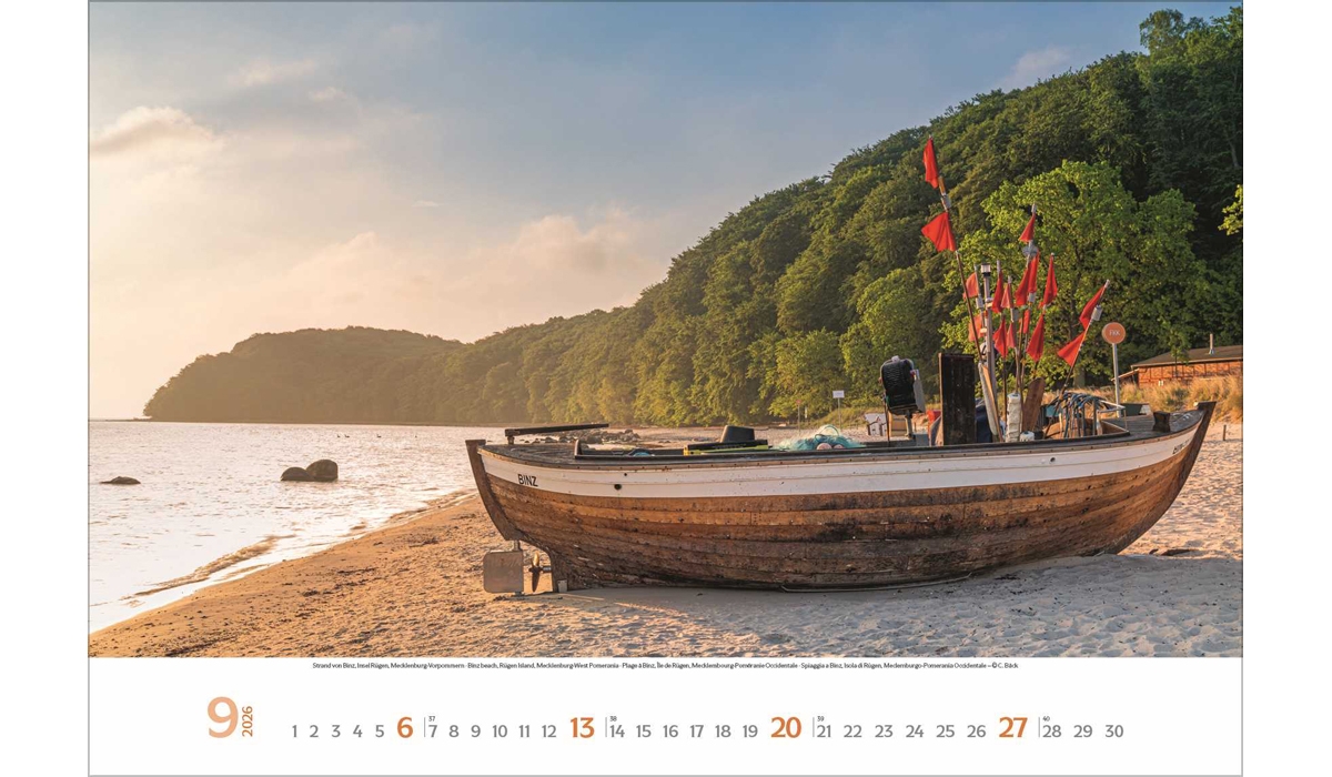 advertising calendar: Fascinating  Baltic Sea 2026