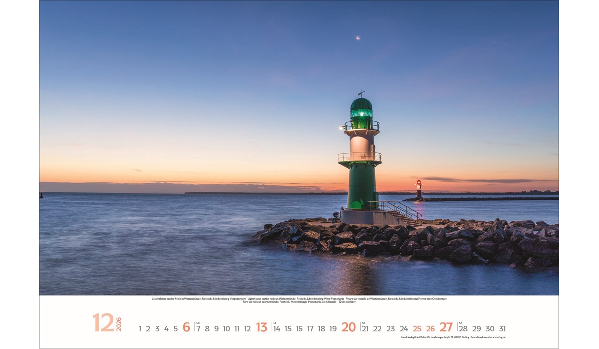 advertising calendar: Fascinating  Baltic Sea 2026