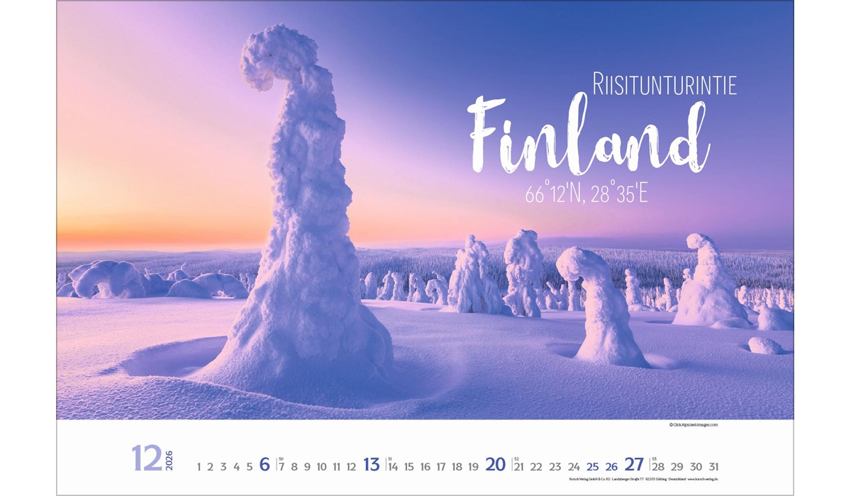 advertising calendar: Around the world 2026 
