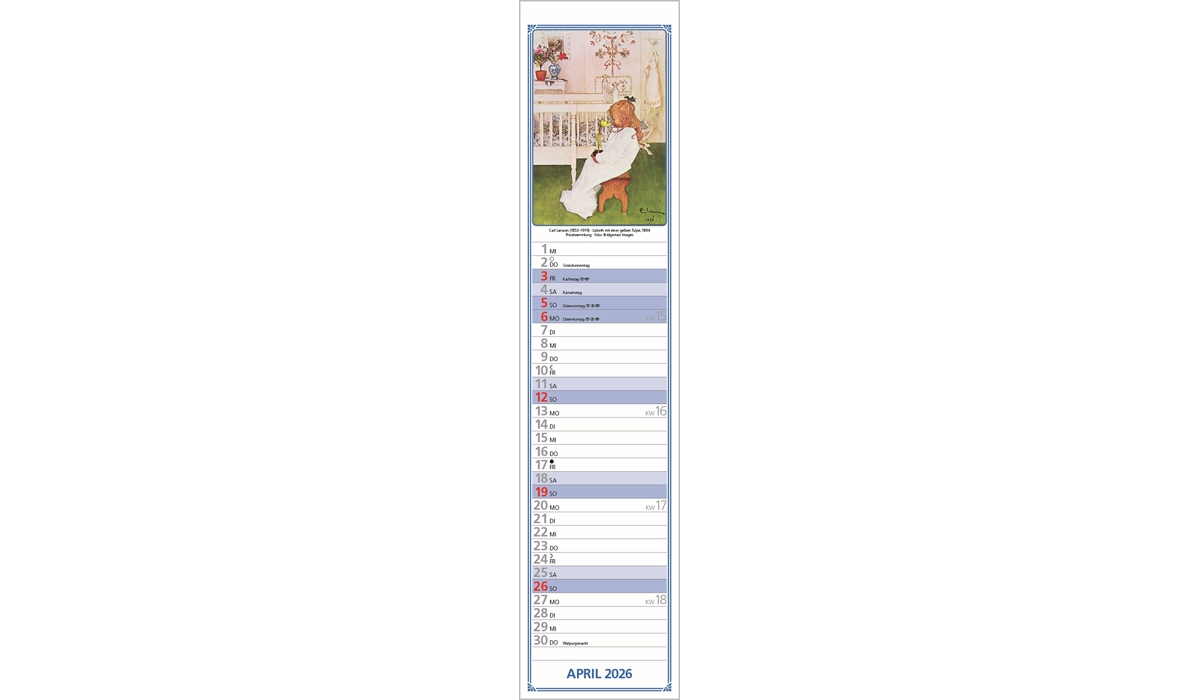 advertising calendar: Hildes Kitchen Planer 2026