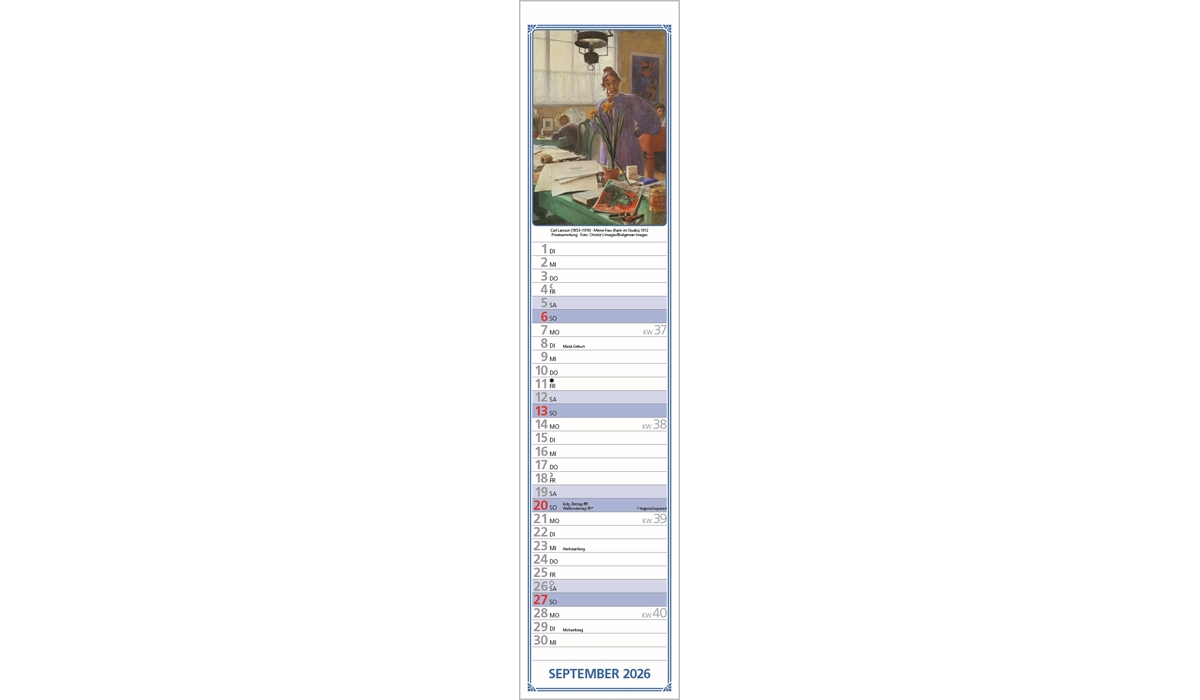 advertising calendar: Hildes Kitchen Planer 2026