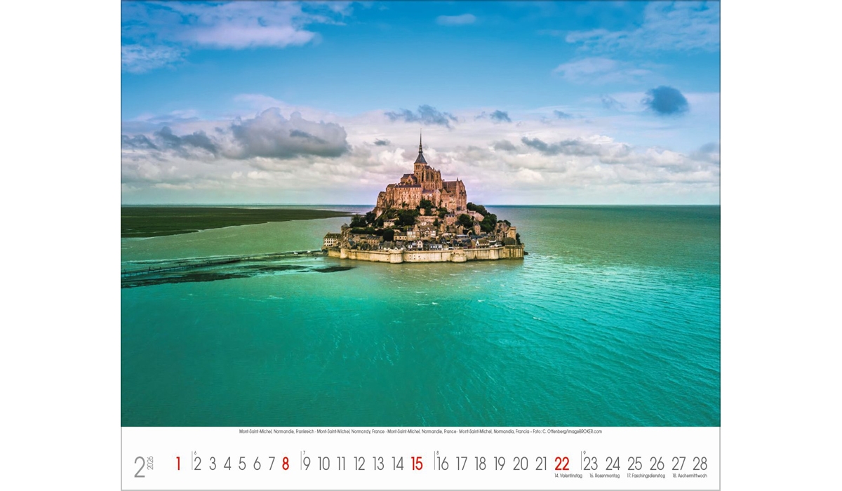 advertising calendar: Unesco World Associates  2026