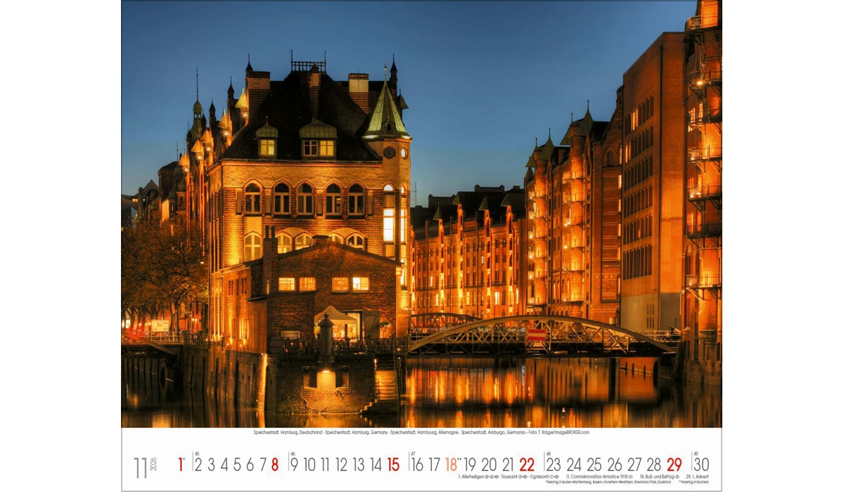 advertising calendar: Unesco World Associates  2026