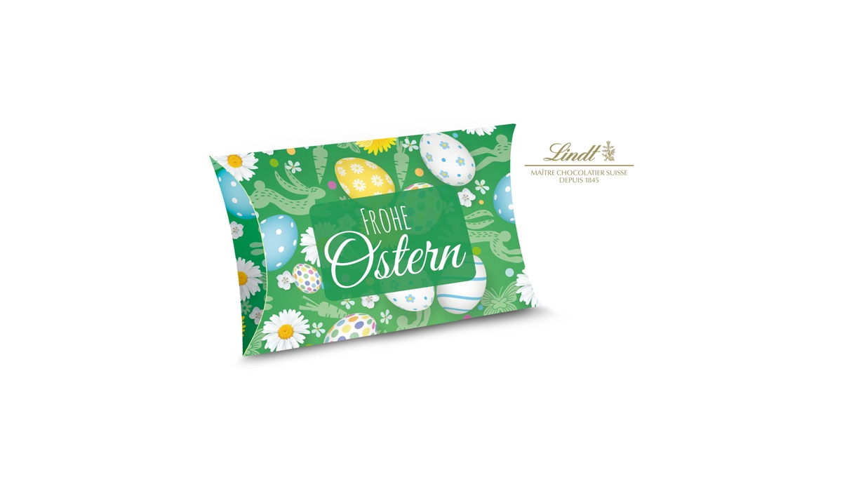Gift product: Lindt Easter bag, customized pillow box