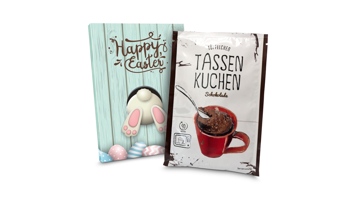 Tassenkuchen Ostern, individueller Stecktasche