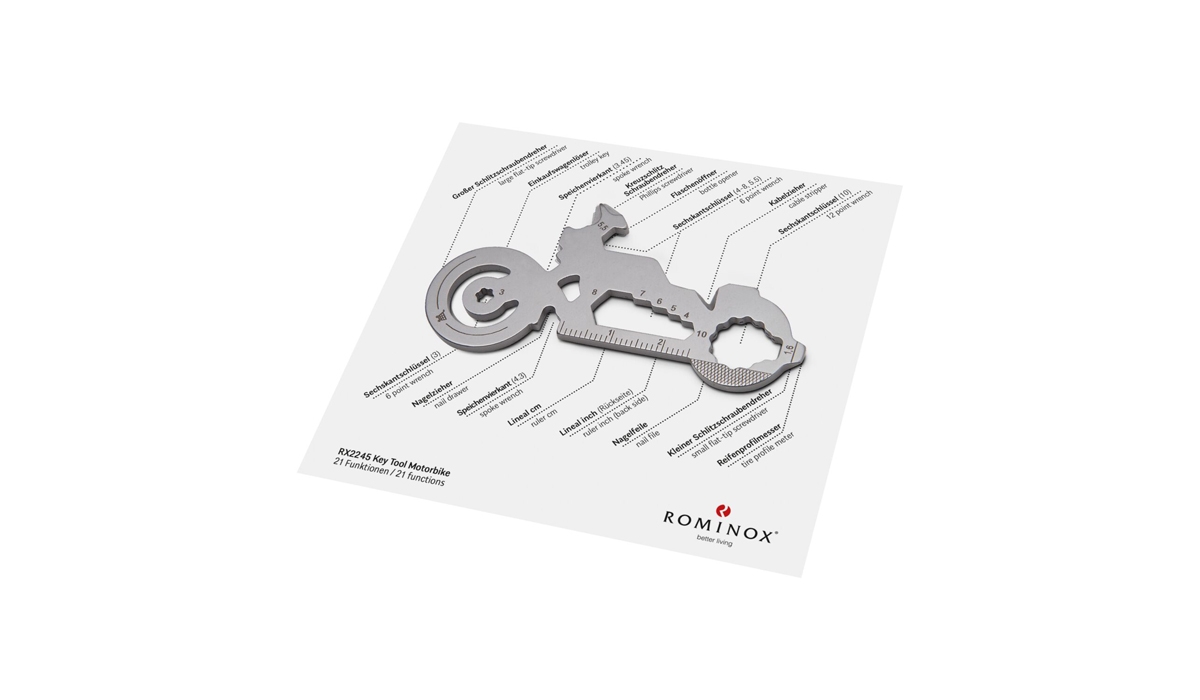 ROMINOX® Key Tool Motorbike (21 Funktionen) Frohe Ostern