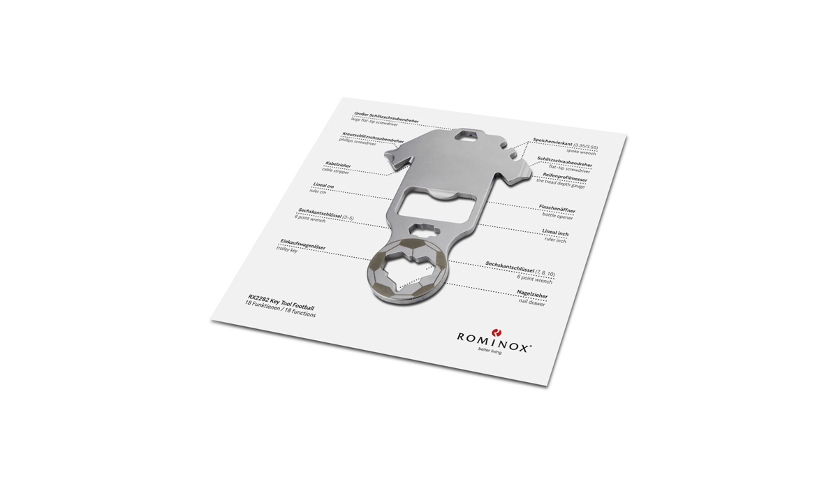 ROMINOX® Key Tool Football (18 Funktionen) Frohe Ostern