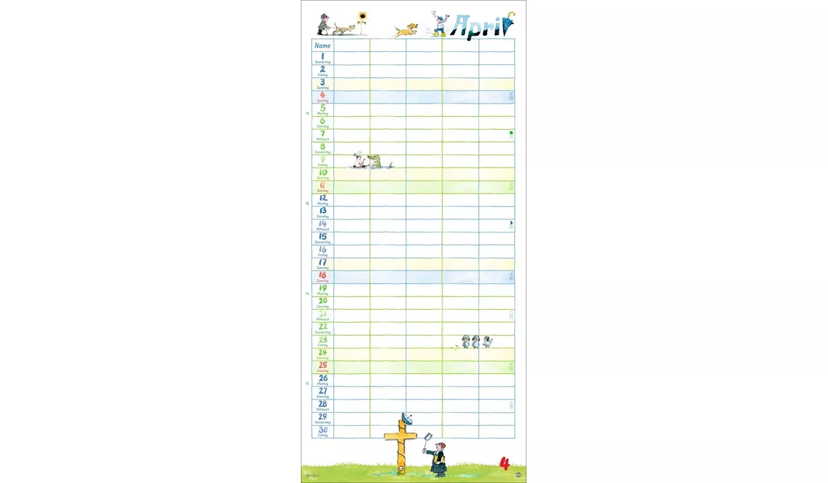 Heye Heine Familienplaner Kalender 2027