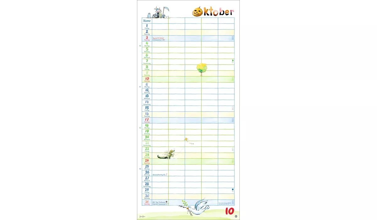 Heye Heine Familienplaner Kalender 2027